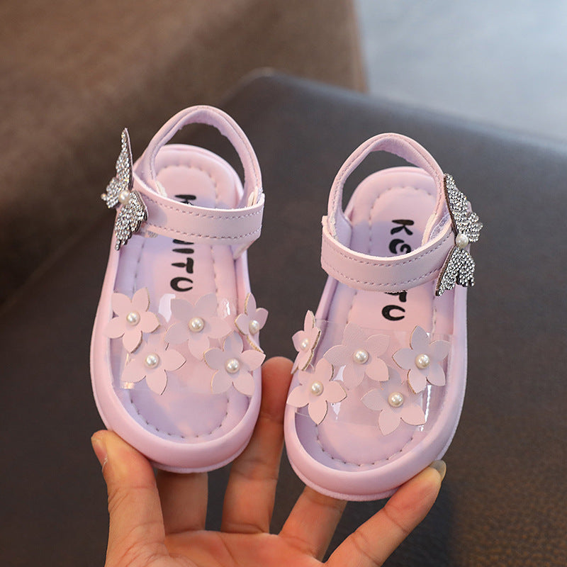 Little Kids' Princess Shoes Non-slip Soft-soled Baby Shoes