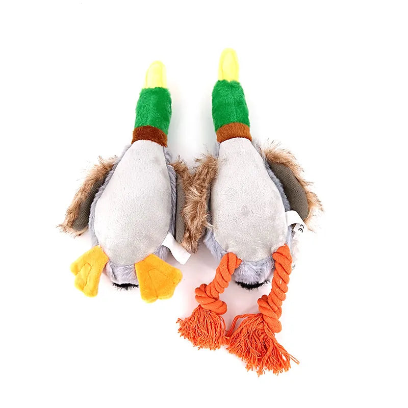 Plush Duck Sound Dog Toy