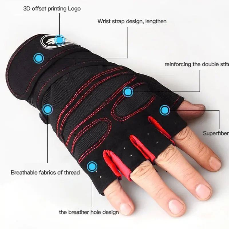 Half Finger Fitness Gloves