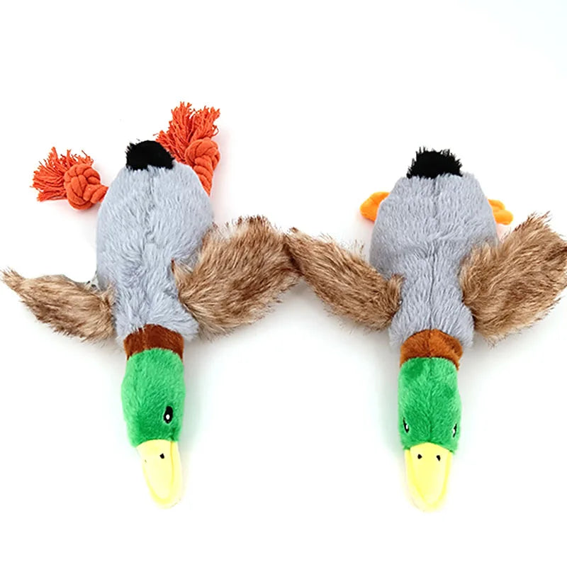 Plush Duck Sound Dog Toy