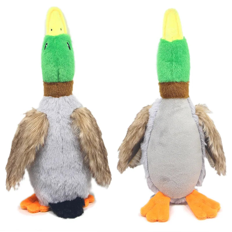 Plush Duck Sound Dog Toy