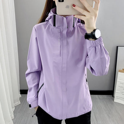 Men's And Women's Waterproof Windproof Jacket Live Jacket Jacket Printable