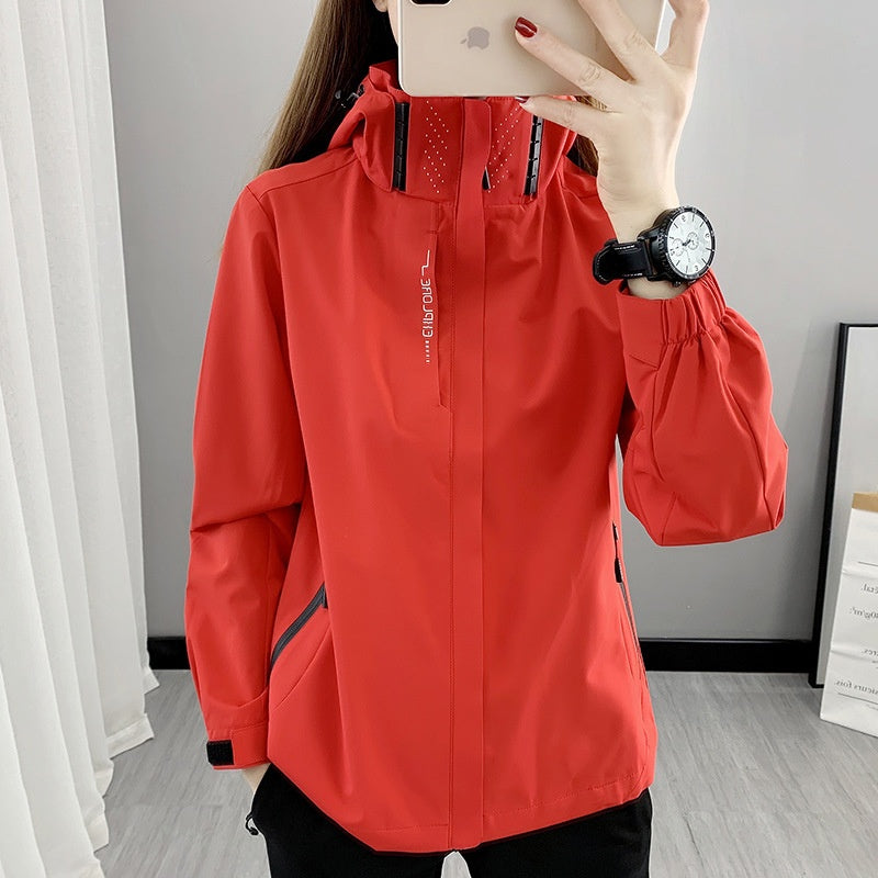 Men's And Women's Waterproof Windproof Jacket Live Jacket Jacket Printable