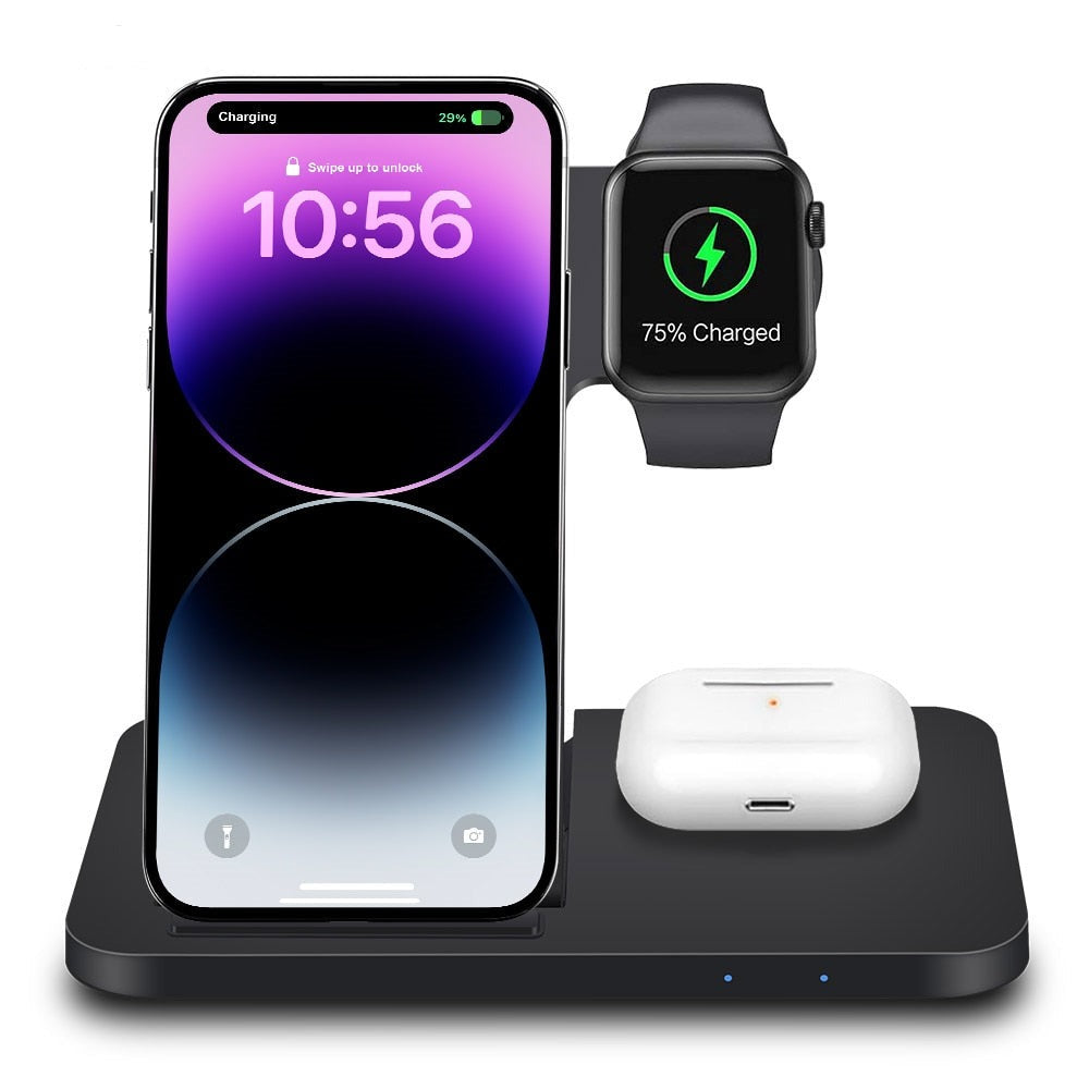 3in1 Wireless Fast Charger Dock